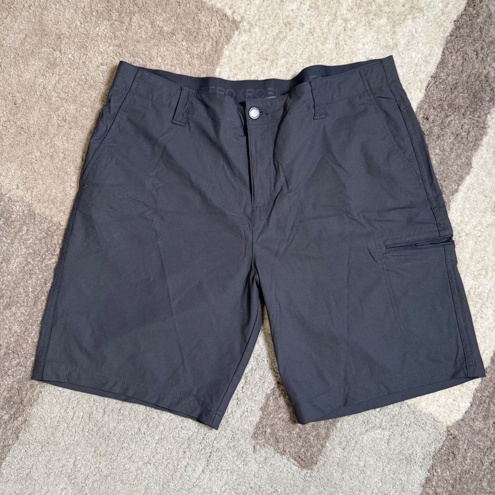 Zeroxposur Mens Slate Gray Performance Cargo Shorts Size 40